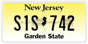S1S742  license plate in NJ