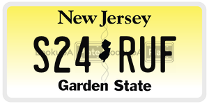 S24RUF license plate in New Jersey