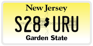 S28URU  license plate in NJ