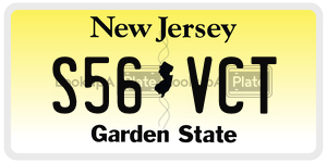S56VCT  license plate in NJ