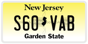 S60VAB  license plate in NJ