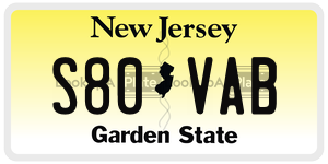 S80VAB  license plate in NJ