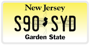 S90SYD  license plate in NJ