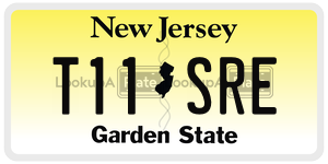 T11SRE  license plate in NJ