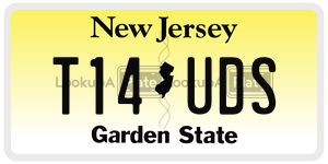 T14UDS license plate in New Jersey