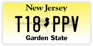 T18PPV  license plate in NJ