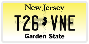 T26VNE  license plate in NJ