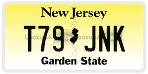 T79JNK license plate in New Jersey