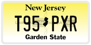 T95PXR  license plate in NJ