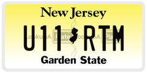 U11RTM  license plate in NJ