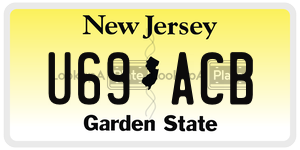 U69ACB  license plate in NJ