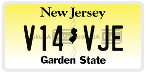 V14VJE license plate in New Jersey