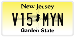 V15MYN  license plate in NJ