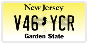 V46YCR  license plate in NJ