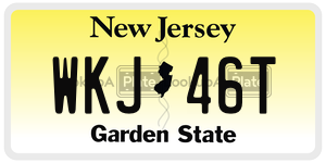 WKJ46T  license plate in NJ