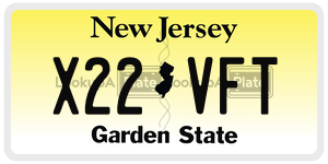 X22VFT  license plate in NJ