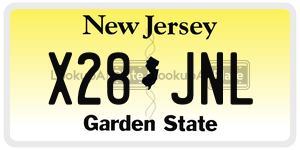 X28JNL  license plate in NJ