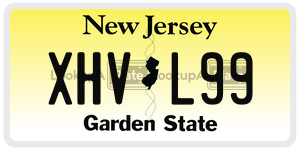 XHVL99  license plate in NJ