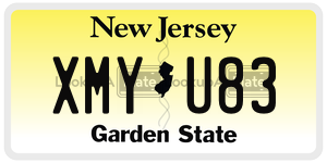 XMYU83  license plate in NJ