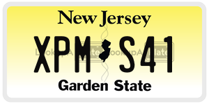XPMS41  license plate in NJ