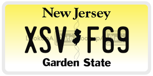 XSVF69  license plate in NJ