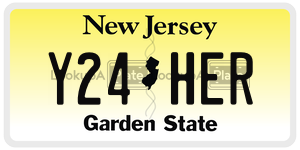 Y24HER  license plate in NJ