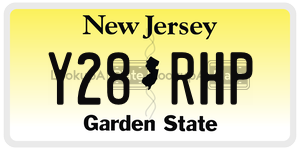 Y28RHP  license plate in NJ