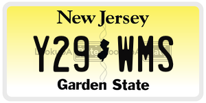 Y29WMS license plate in New Jersey
