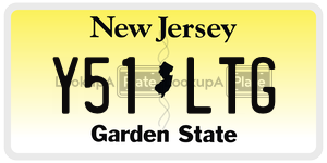 Y51LTG  license plate in NJ