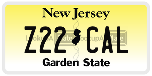 Z22CAL  license plate in NJ