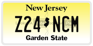 Z24NCM  license plate in NJ