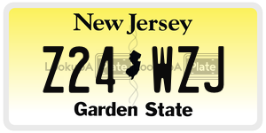 Z24WZJ  license plate in NJ