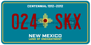 024SKX license plate in New Mexico