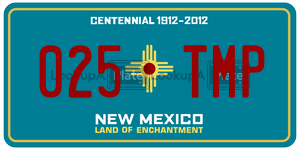 025TMP  license plate in NM