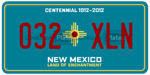 032XLN  license plate in NM
