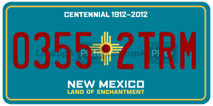 03552TRM  license plate in NM