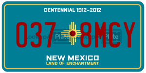 0378MCY  license plate in NM