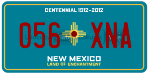 056XNA  license plate in NM