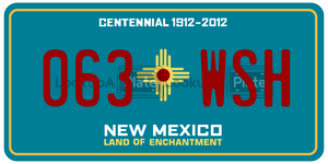 063WSH  license plate in NM