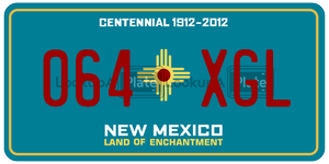 064XGL license plate in New Mexico
