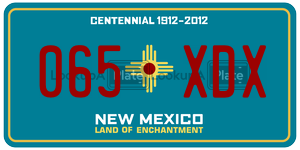 065XDX  license plate in NM