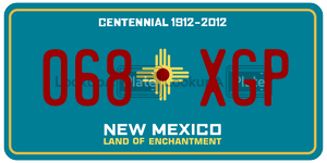 068XGP  license plate in NM