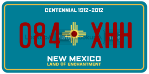 084XHH  license plate in NM