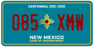 085XMW  license plate in NM