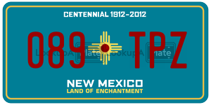 089TPZ  license plate in NM