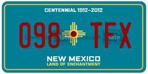 098TFX  license plate in NM