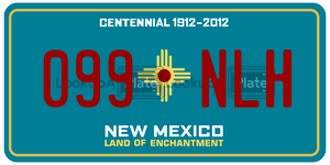 099NLH  license plate in NM