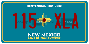 115XLA  license plate in NM