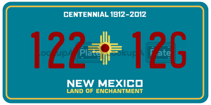 12212G  license plate in NM