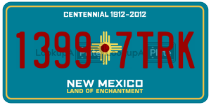 13997TRK  license plate in NM